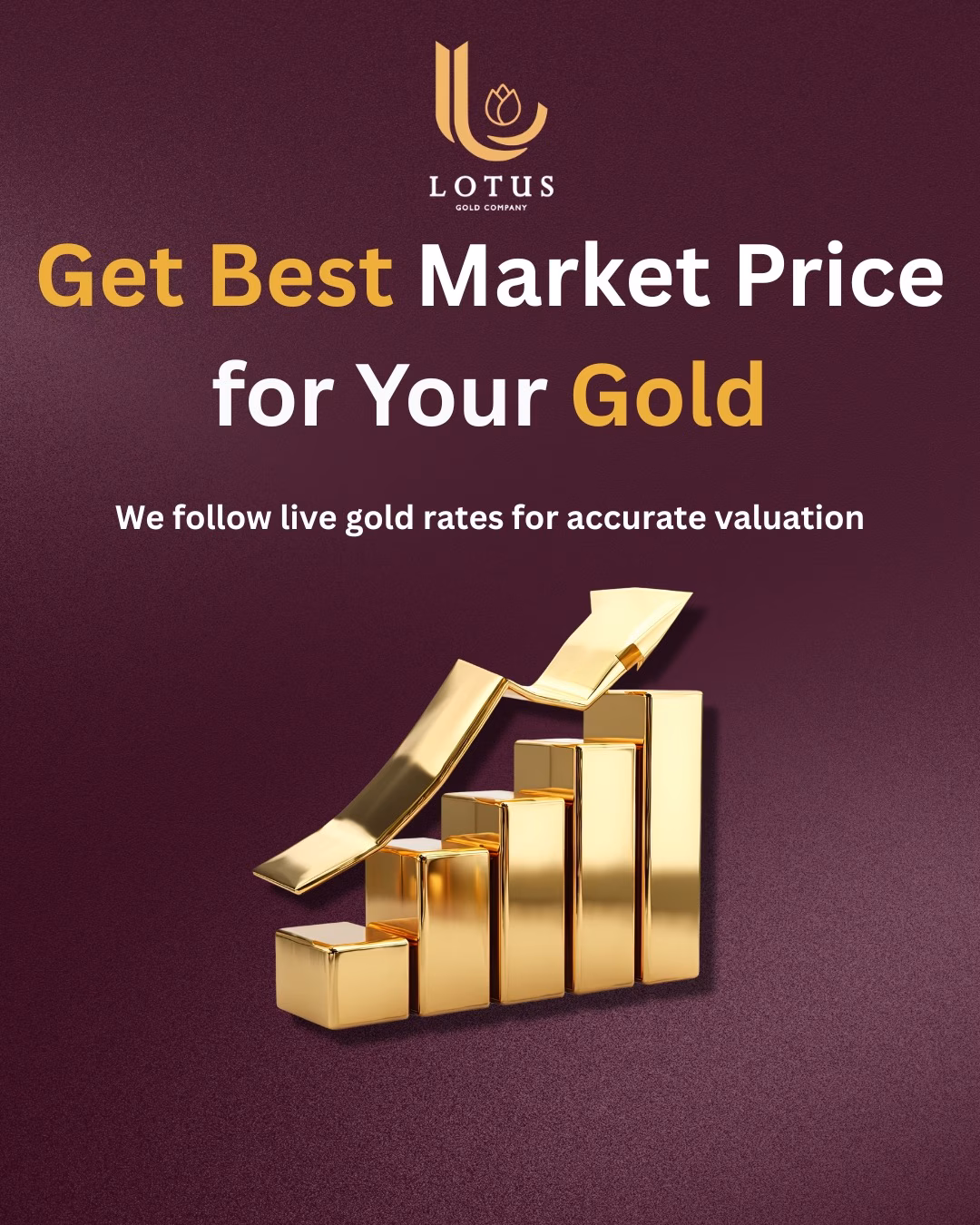 Instant cash payment for gold at Lotus Gold Company